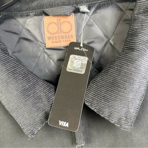 NFL DB Workwear SF 49ers Canvas Work Jacket Coat Quilted Lined Men’s Size 3XL - Picture 6 of 11